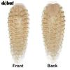 DBUT Water Wave 8 Bundles with Simple Closure Wavy Synthetic High Temperature Fiber Hair Weave 9PCS 20 Inch 240g (TFC2: Blonde Color) view 3