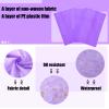 30 Pieces Massage Table Sheets 31 x 79 Inches Large Disposable Bed Table Cover Spa Bed Covers Non-woven Massage tablecloth Flat and Fitted Sheets for Waterproof Bed(Purple) view 2