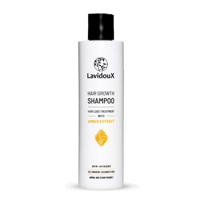 Hair Growth Shampoo with Jojoba Oil & Amber Extract by Lavidoux