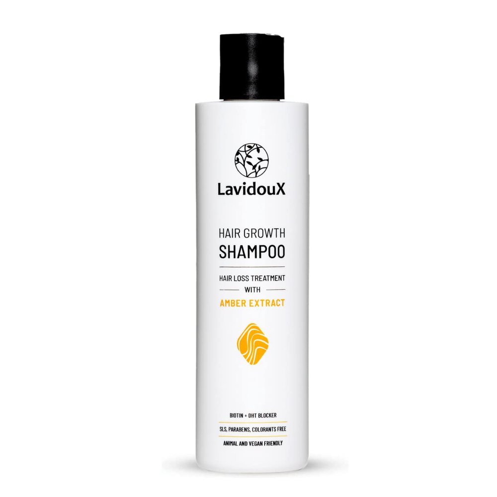 Hair Growth Shampoo with Jojoba Oil & Amber Extract by Lavidoux