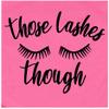 AMAZING RETRO Womens Eyelash Shirt Those Lashes Though Beauty Lashes Girl Artist tee Makeup Beauty T-Shirt (DkPink-Large) view 3