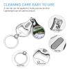 Canada Ohara Lake Yoho National Park with Mountains Nature Scenery Art Photo Nail Cutter Sharpest Sturdy Nail Clipper Fingernail Clippers with Bottle Opener Keychain view 3