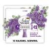 BIC Soleil 4 Escape Scented Women's Disposable Razors, 4 Blades, Comfortable Shave, Lavender & Eucalyptus Scented Handle Shaving Razors for Women, 12 Count view 1