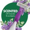 BIC Soleil 4 Escape Scented Women's Disposable Razors, 4 Blades, Comfortable Shave, Lavender & Eucalyptus Scented Handle Shaving Razors for Women, 12 Count view 2