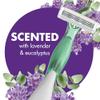 BIC Soleil 3 Escape Women's Disposable 3 Blade Razors, Lavender & Eucalyptus Scented Handles with Soothing Moisture Strip, 12-Pack view 2