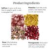 Joon Moisturizing Travel Size Gift Set | Saffron Hair Elixir (1.11 fl oz), Saffron Rose Shampoo (2 fl oz) and Conditioner (2 fl oz) view 3
