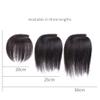 10x12cm Large Rose Base Human Hair Topper One Piece Clip in Straight Crown Hairpiece (25cm Brown) view 3