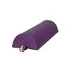 Master Massage 6 inch Half Round Bolster,Semi-Round Massage Bolster Pillow Cushion,100% PU Upholstery Massage Bolster (Purple) view 2