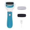 Electric Foot File Callus Remover Professional, 2-Speed Rechargeable Pedicure Tool for Remove Calluses, Dry, Hard, Dead, Cracked Skin, Includes 2 Coarses (Blue) view 1