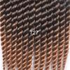 12" 18"12Roots/Pack Senegalese Big Crotchet Hair Extensions Synthetic Ombre Braiding Hair Crochet Braids 18 Colors T1B27 18inches 9Pcs/Lot view 1