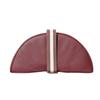 Master Massage 6 inch Half Round Bolster,Semi-Round Massage Bolster Pillow Cushion,100% PU Upholstery Massage Bolster (Burgundy) view 3