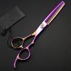 Hair Cutting Scissors, Upscale professional Japan 440c 6 inch Purple Plum cut hair scissors cutting barber makas thinning shears hairdressing scissors BY ZZYY (Color : Cutting) view 3