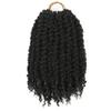 12Inch Synthetic Fluffy Crochet Hair Locs Ombre Braiding Hair Extensions 10Strands/P Fashion For Women #1B 12inches 12Pcs/Lot view 1