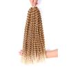 18" 22 Strands Water Wave Crochet Braids Hair Synthetic Mix Blonde Ombre Braiding Hair Extensions T1BBurgundy 18inches 1Pcs/Lot view 3