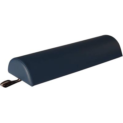 Master Massage 6 inch Half Round Bolster,Semi-Round Massage Bolster Pillow Cushion,100% PU Upholstery Massage Bolster (Royal Blue)
