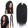 12" 18"12Roots/Pack Senegalese Big Crotchet Hair Extensions Synthetic Ombre Braiding Hair Crochet Braids 18 Colors #4 18inches 5Pcs/Lot view 2
