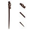 1pc Sandalwood Hairpin Step Shaker Retro Hair Stick Hair Decorations Womens Hair Clips Vinatge Hair Stick Asian Sticks for Hair Chinese Chopsticks Antique Simple Miss view 4