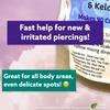 Urban ReLeaf Piercing Relief Sea Salt Concentrate AFTERCARE 6 oz. Bag! Makes 90 Cups! Safely Clean, Soothe, Gently Calm Irritated & Keloid Bump Piercings. Dead Sea Salt, Tea Tree, Rosemary view 4
