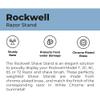 Rockwell Minimalist Safety Razor Stand (Black) | Elegant Display Solution for Your Rockwell T, 6C, 2C, or 6S Safety Razor | Premium Stainless Steel view 3