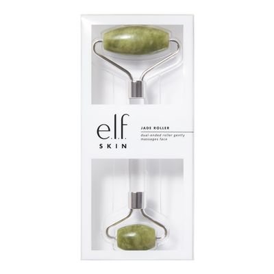 e.l.f. SKIN Jade Roller, Facial Roller to Massage & Destress Skin, Gently Massages, Soothes & Boosts Skins Vitality, Vegan & Cruelty-Free