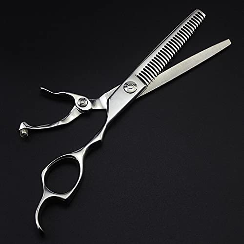 Hair Cutting Scissors, Professional japan 440c 6 inch hair scissors cutting barber haircut salon thinning shears hairdressing scissors BY ZZYY (Color : Thinning)