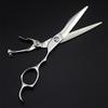 Hair Cutting Scissors, Professional japan 440c 6 inch hair scissors cutting barber haircut salon thinning shears hairdressing scissors BY ZZYY (Color : Thinning) view 2