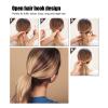 20pcs Women Ponytail Hooks Hair Clips, Elastic Hair Ties, Ponytail Holders Hair Accessory, Hair Tie Styling Ponytail Holder Hooks, Wholesale Business view 2