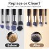 Alyfini Makeup Brush Cleaner Machine - Electric Make up Brushes Cleaner Cleanser Professional Tool for Kabuki Foundation Liquid Powder Face Makeup Self Tanner Brush,Gifts for Women Stocking Stuffers view 4