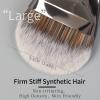 ENZO KEN Liquid Foundation Brush, Flat Foundation Brush for Liquid Makeup, Make up Brush for Liquid Foundation, Flat Makeup Brush for Foundation, Makeup Brushes Foundation - White, 820 view 3