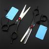 Hair Cutting Scissors, Professional japan 440c 6 inch black cut hair scissors cutting barber haircut thinning shears hairdressing scissors BY ZZYY (Color : Thinning) view 4