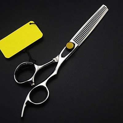 Hair Cutting Scissors, Professional 6 inch Japan 9cr13 shears cutting barber cut hair scissors makeup hairdressing scissors BY ZZYY (Color : Thinning scissor)