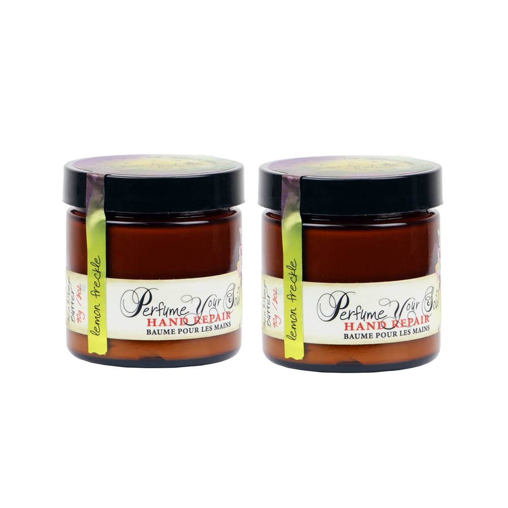 Barefoot Venus Lemon Freckle Shea & Mango Butter Hand Repair 3oz - 2 Pack