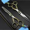 Hair Cutting Scissors, Professional 6 ' Upscale Germany 440c phenix cut hair scissors set cutting barber makeup thinning shears hairdressing scissors BY ZZYY (Color : Set with bag) view 1