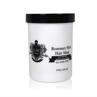 CMR COSMETICS Hair Mask Rosemary Mint. Enriched with: Keratin and UV filter - Deep Conditioning, Intense Hydration, Hair Repair, Nourishing Treatment, Restorative Hair Care