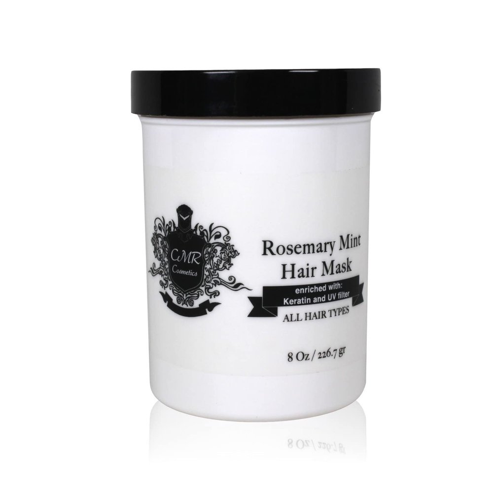 CMR COSMETICS Hair Mask Rosemary Mint. Enriched with: Keratin and UV filter - Deep Conditioning, Intense Hydration, Hair Repair, Nourishing Treatment, Restorative Hair Care