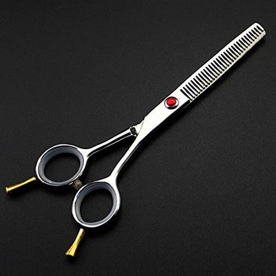 Hair Cutting Scissors, Professional 5. 5 inch Japan440c 9cr13 Two- tailed cutting shears barber cut hair scissors set hairdressing scissors BY ZZYY (Color : Thinning scissor)