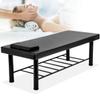 Dkelincs Massage Table 75 Long 29.5 Wide Stationary Massage Bed Heavy Duty Spa Salon Treatment Bed Beauty Massage Table Tattoo Bed with Memory Foam Layer Pillow Therapy Bed, Black view 1