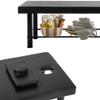 Dkelincs Massage Table 75 Long 29.5 Wide Stationary Massage Bed Heavy Duty Spa Salon Treatment Bed Beauty Massage Table Tattoo Bed with Memory Foam Layer Pillow Therapy Bed, Black view 3