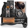 Varolan Beard Growth and Grooming Kit - Growth Oil (2Oz), Balm, Comb, E-book, Storage Bag, Mustache Mens Gift Set for Him view 1