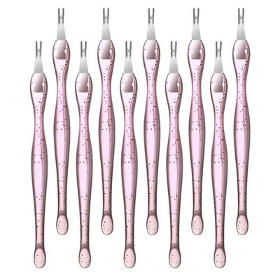 FOMIYES 10pcs Multi-functional Dead Skin Forks for Nail Art Nail Dead Skin Removers Easy to Use Cuticle Trimmers for Manicure and Pedicure Tools