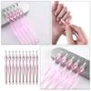 FOMIYES 10pcs Multi-functional Dead Skin Forks for Nail Art Nail Dead Skin Removers Easy to Use Cuticle Trimmers for Manicure and Pedicure Tools view 4