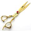 6 inch professional hairdressing scissors, high-quality stainless steel cutting scissors, stylist/home hairdressing tools view 2