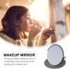 SOLUSTRE 2pcs Folding Pu Leather Pocket Mirrors for Women Chic Travel Makeup Mirror Portable Compact Handheld Beauty Blush Girls and Friends view 3