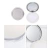 SOLUSTRE 4pcs Portable Cosmetic Case Loose Box with Puff Mirror Compact Design for Home Travel Use Lightweight Makeup Container view 4