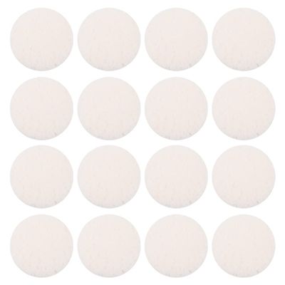 40pcs Face Wash Makeup Clean Sponge Small Cosmetics Puffs Reusable Face Rounds Makeup Powder Puffs Natural Loofa Woman Wood Pulp Cotton Variety Accessories
