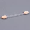 50pcs Two-color Eyeshadow Brush Cosmetic Blending Sponge Makeup Eye Makeup Accessories for Girls Eye Patch Double Head Latex Head Woman White view 2