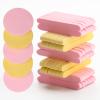 120 Pcs Facial Sponge Compressed, Luxiv Face Cleansing Sponge Estheticians Compressed Makeup Facial Sponge Round Wash Face Sponges for Women Compress Exfoliating Removal Sponge (Pink+Yellow) view 1