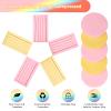 120 Pcs Facial Sponge Compressed, Luxiv Face Cleansing Sponge Estheticians Compressed Makeup Facial Sponge Round Wash Face Sponges for Women Compress Exfoliating Removal Sponge (Pink+Yellow) view 3