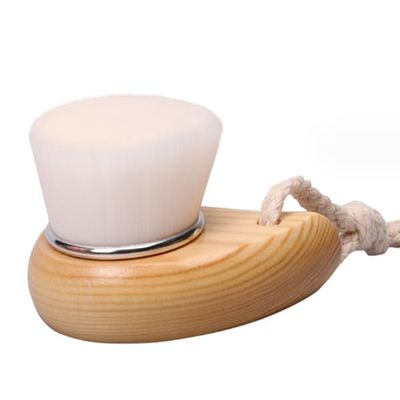 AKOAK 1 Pack Manual Cleansing Kabuki Brush, Soft Bristled Cleansing Brush for Facial Exfoliation and Deep pore Cleansing Skincare to Help Remove Dead Skin and Impurities, Suitable for Both Men and Wom