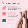 Bare August Glass Foot File Callus Remover- Heel Scraper & in Shower Foot Scrubber Dead Skin Remover - Pedicure Foot Buffer for Soft Feet view 3